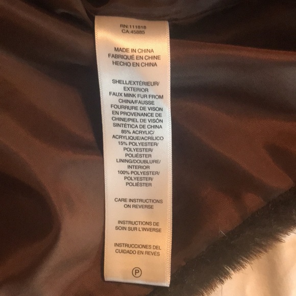 MICHAEL KORS FAUX FUR VEST NWOT LARGE - Picture 7 of 16